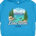 thumbnail image 3 of Inktastic Lake Tahoe Scenic View USA Toddler Hoodie, 3 of 4
