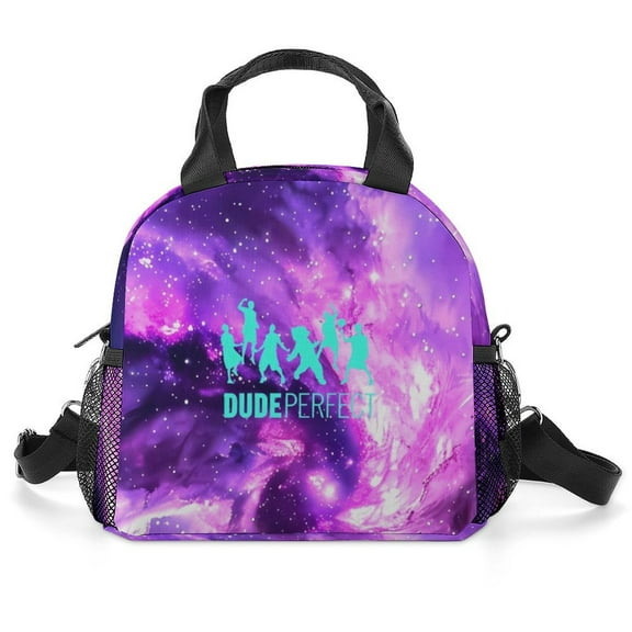 PerFect-Dude Lunch Box, Reusable Portable Lunch Bag with Adjustable Shoulder Strap for Work, Office, Travel, Picnic, Hiking, Beach