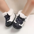thumbnail image 5 of URMAGIC Prewalker Toddler Boots Premium Soft Anti-Slip Sole Warm Winter Boots for Infant Baby Girls 6-12 Months, 5 of 9