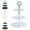 White, variant on 3-Tier Fruit Dessert Stand Rack Cake Display Plate Tray Wedding Birthday Supply Black YIWEI