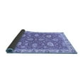 thumbnail image 2 of Ahgly Company Indoor Round Oriental Blue Modern Area Rugs, 5' Round, 2 of 4