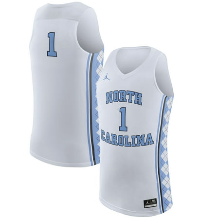 #1 North Carolina Tar Heels Nike Replica Basketball Jersey -