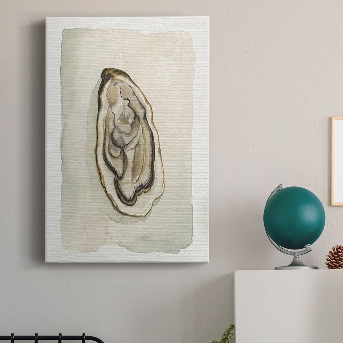 Soft Half Shell II Premium Gallery Wrapped Canvas - Ready to Hang