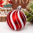 thumbnail image 3 of Colgantes decorativos con tema de colores delicados y colgantes brillantes para árbol de Navidad, 60mm, 30 piezas, 3 of 5