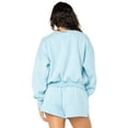 thumbnail image 5 of Celebrity Pink Women's and Women's Plus Oversized Boyfriend Sweatshirt, Sizes XS-4X, 5 of 5