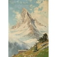 thumbnail image 3 of Toni Haller 18x24 Black Modern Framed Museum Art Print Titled - View of the Matterhorn, 3 of 5