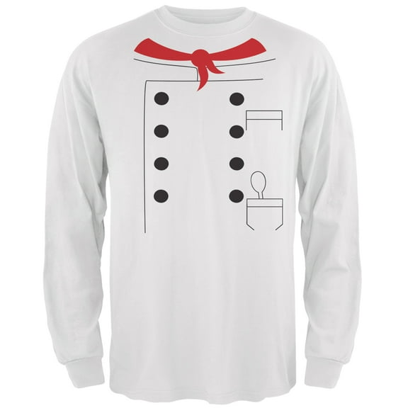 Old Glory Mens Halloween Chef Costume Long Sleeve T Shirt