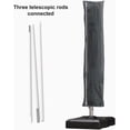 thumbnail image 6 of PURPLE LEAF Cantilever Umbrella Cover Outdoor Umbrella Patio Umbrella Cover, Grey, 6 of 9