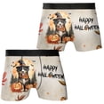 thumbnail image 3 of Happy Halloween Bernese Mountain Dog Witches Hat Pumpkin Carving All Over Print Boxer Briefs Underwear for Men Dad Berner Lover Gifts - 02019, 3 of 6