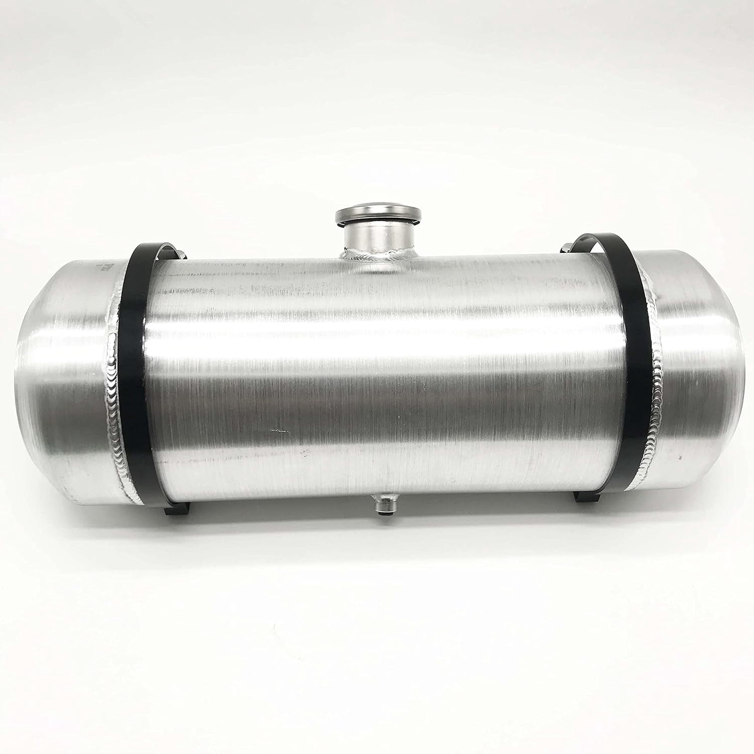 JSD AUTO PARTS 4 Gallons Aluminum Gas Tank / Fuel Tank 8 x 20 inch Center Fill 1/4" NPT Outlet