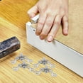 thumbnail image 3 of OULII 50Pcs Furniture Fastening Connector Set Half-Open Style Invisible Design 1.7x0.8x0.4in for DIY Enthusiasts, 3 of 8