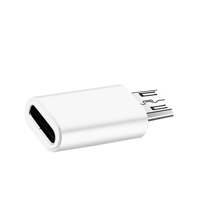 ZheElen Mobile Phone Adapter Type C Female to Cable Replacement for Android Cellphone Laptop White 1Set