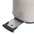 thumbnail image 4 of HADEN Dorset 2-Slice Wide Slot Stainless Steel Retro Toaster, Putty, 4 of 9