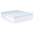 Deng rui Gel Memory Foam 3inch Mattress Topper with Cover King