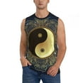 thumbnail image 6 of Daiia Yin And Yang Mandala Printed Men's Tank Tops,Casual Soft Sleeveless Gym Muscle Shirts Bodybuilding Tee-Medium, 6 of 8