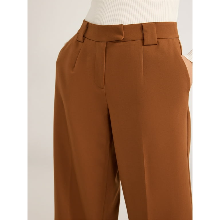 Scoop Women's and Women's Plus Ultimate Crepe Wide Leg Scoop Women's and Women's Plus Ultimate Crepe Wide Leg