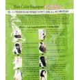 5 SACHETS CHESTNUT BROWN HERBAL HAIR DYE SHAMPOO-COLOR GRAY HAIR IN