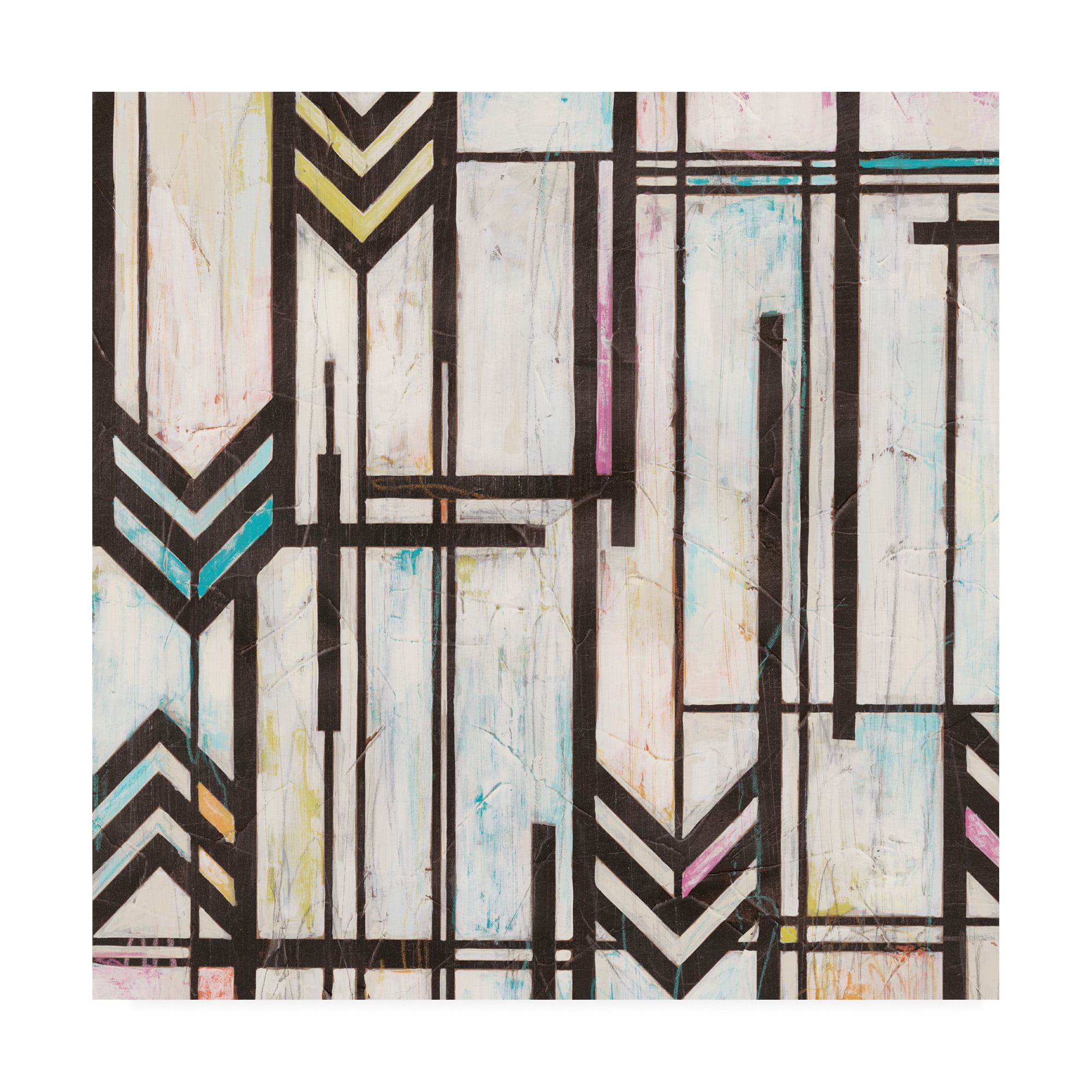 Trademark Fine Art 'Deco Abstraction I' Canvas Art by June Erica Vess