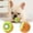 Green, variant on Fruit Design Squeaky Dog Toys for Chewing Training and Indoor Activities for Puppies and Ideal for Birthdays Easter Christmas and Halloween