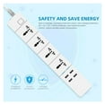 thumbnail image 3 of Smart Power Strip Universal 1.8/M/3.0M/5.0M With Intelligent Assistant Multi 4 AC Socket 4 USB Voice Control, 3 of 6