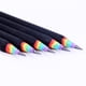 thumbnail image 5 of 10 Uds. Lápices 2B De Madera De Arcoíris Bonitos Lápiz Cilíndrico De Estudiante Degradado Para Regalo De Niños útiles Escolares ANGGREK Rainbow Wooden 2B Pencils, 5 of 8