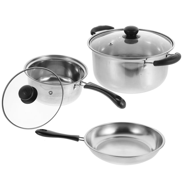 CRILSTYLEO 1 Set of Kitchen Cooking Utensils for Guest Entertainers Stainless Steel