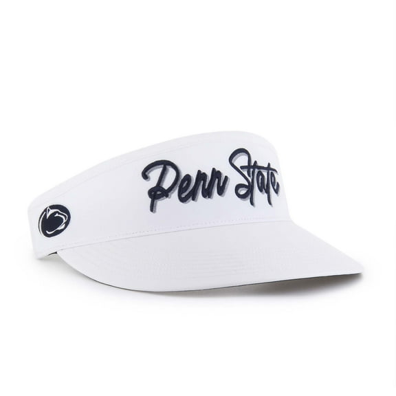 Men's '47 White Penn State Nittany Lions Melbourne brrr- Adjustable Visor