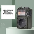thumbnail image 2 of HRD-700 AM Radio FM Reproductor de música Señal de recepción portátil Altavoz BT recargable Pun MABOTO  Equipo de radio, 2 of 7