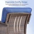 thumbnail image 6 of Gymojoy 6-Piece Patio Furniture Sets with Coffee Table 5-Person Sectional Sofa Rattan Wicker Outdoor Conversation Set with Lounge Chair for Porch, Deck, 6 of 11
