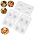 thumbnail image 3 of 4 Cells Manual Meatball Maker Mold DIY Kibbeh Rolls Maker Mould Detachable Minced Meat Processor Cake Dessert Mould Kitchen Accessories Press Tool for Home Kitchen Use, 3 of 10