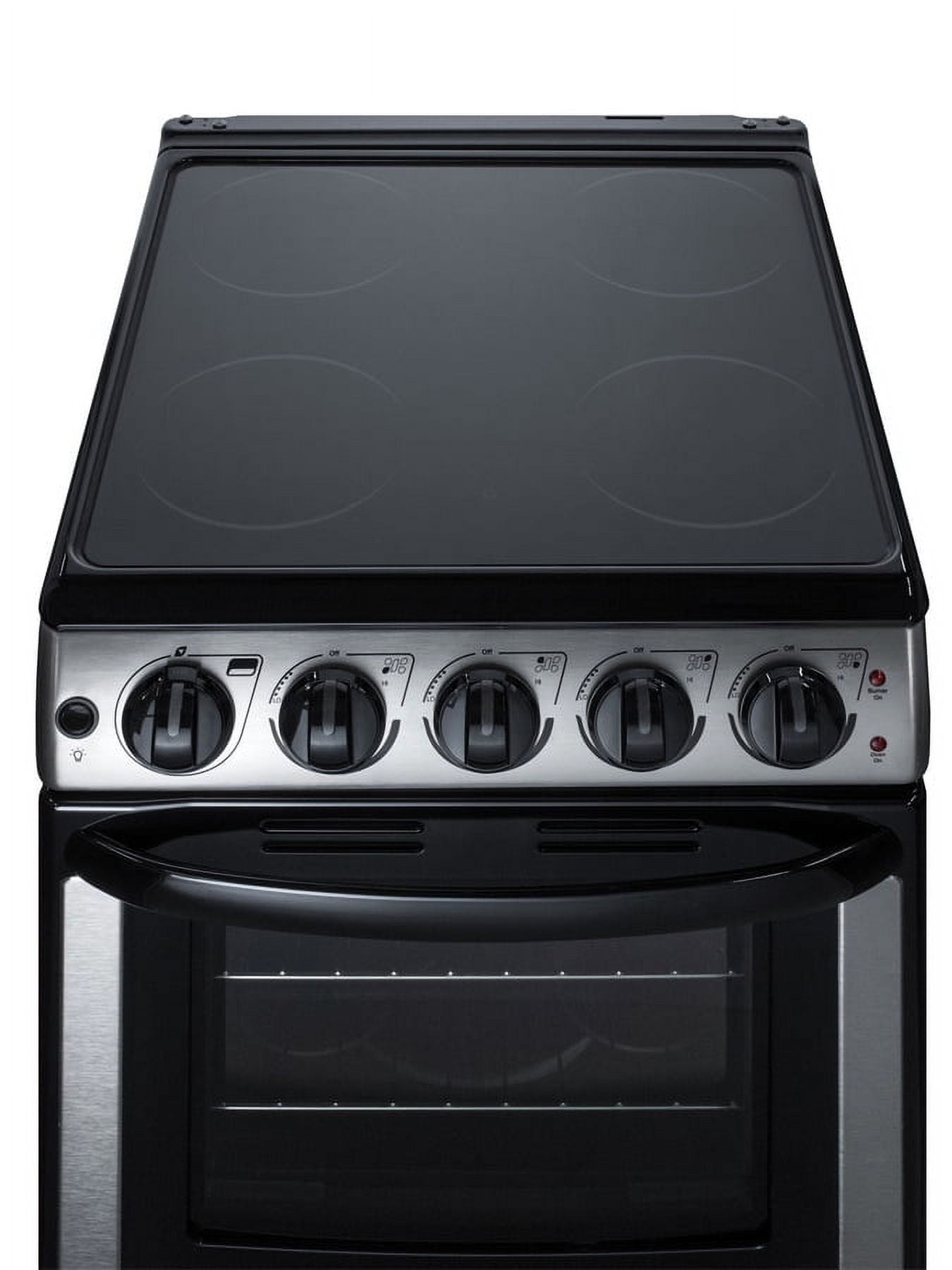 20" Wide Electric Smooth-Top Range