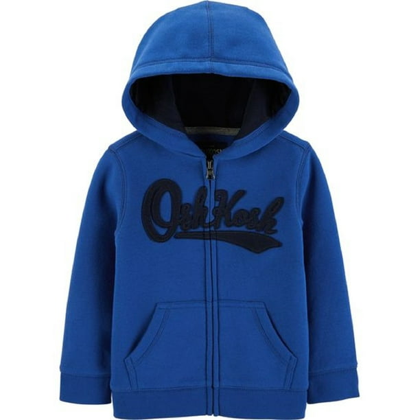 Oshkosh B'gosh - OshKosh B'Gosh Boys' Full Zip Logo Hoodie, Wedgewood ...