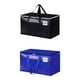 thumbnail image 4 of Kearding Bolso de moda de poliéster para almacenamiento móvil Bolsa móvil extra grande de capacidad extra grande Almacenamiento y organización del hogar azul 69*35*38cm, 4 of 6