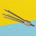 thumbnail image 4 of Pointe de Pêche à 5 Dents Fourche Harpoo avec Poteau Solide Tête Incisive Haute Résistance Extérieur Acier Inoxydable Chasse sous-Marine, 4 of 7