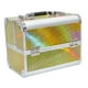 thumbnail image 3 of Estuche de tren para maquillaje, caja de cosméticos de belleza con asa de transporte, organizador portátil de almacenamiento de joyas de gran amarillo, 3 of 9