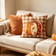 thumbnail image 7 of InsCrazy Fall Autumn Pillow Cover Thankful Grateful Blessed Pumpkins Square Pillowcases, 18x18in Thanksgiving Harvest Cuchion Covers for Sofa Couch Patio Decor, 7 of 7
