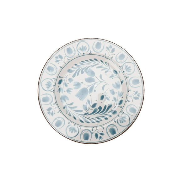 Better Homes & Gardens Bamboo Melamine Dinnerware Blue Set, 12pc