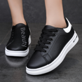 thumbnail image 4 of Zapatos blancos de primavera y otoño para mujer, zapatos casuales para estudiantes, zapatos de tabla para mujer coreana, zapatillas de deporte de suela plana a juego, 4 of 6