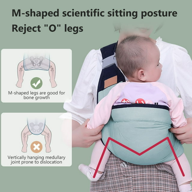 Portabebés ajustable 3D portabebés con correas gruesas para los hombros para recién nacidos