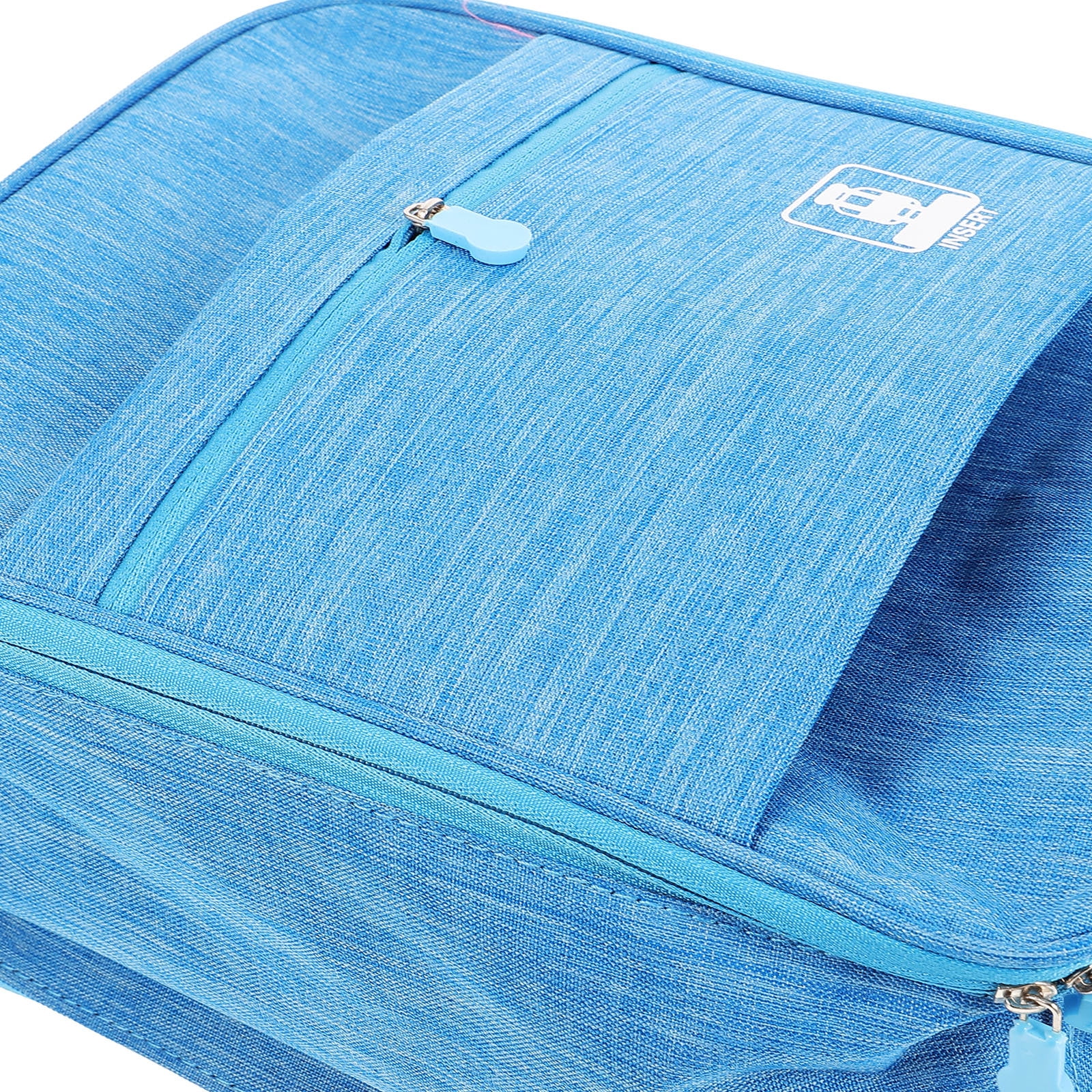 FOMIYES Smooth Zipper Blue Travel Shoes Organizer for Efficient Storage