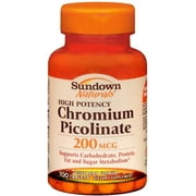 Sundown Chromium Picolinate 200 mcg Tablets 100 ea