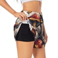thumbnail image 1 of Balery Cute Forest Mushrooms Pantalones cortos deportivos para mujer con forro y dos bolsillos, elásticos, para entrenamiento, gimnasio, yoga-XX-Large, 1 of 7