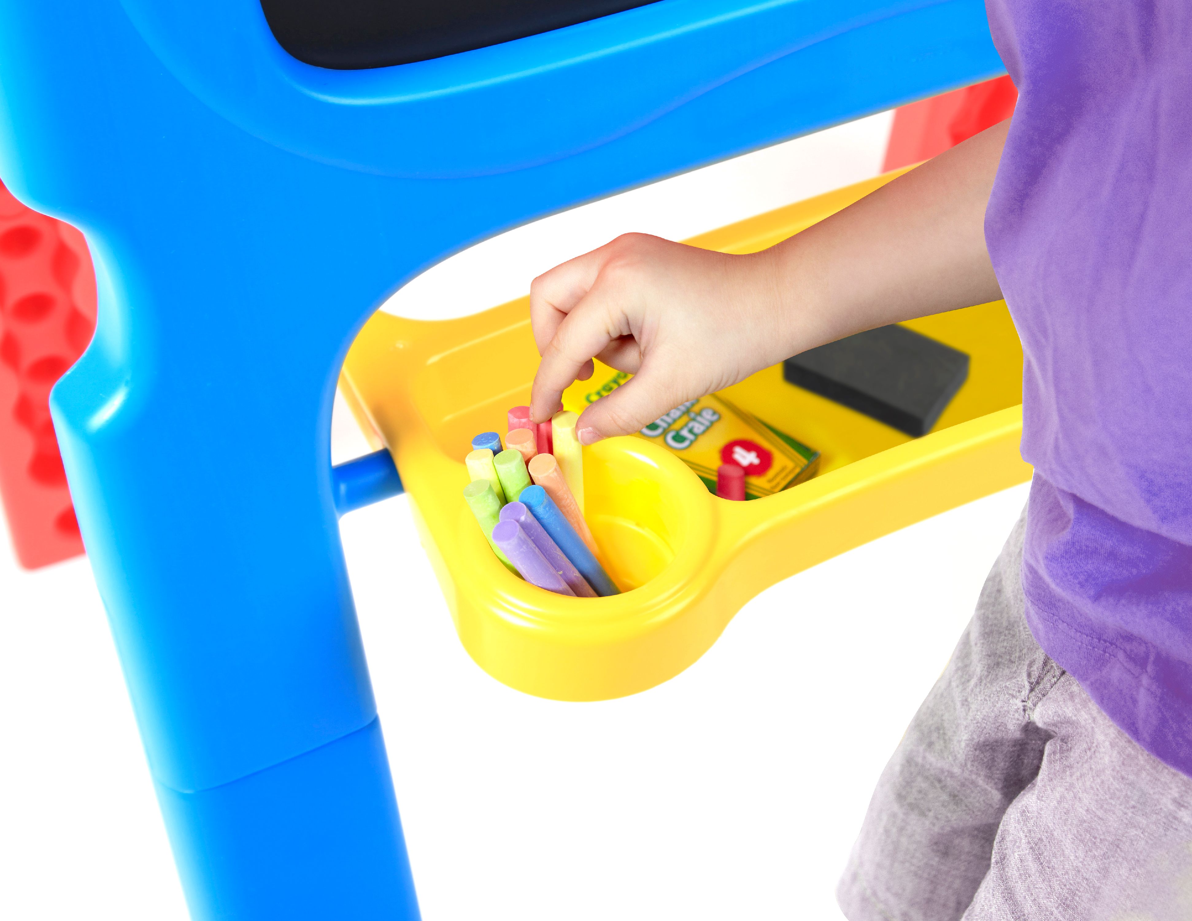 Crayola 3-in-1 Double Easel with Magnetic Letters (Blue, Red) - image 4 of 4