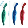 thumbnail image 4 of maytalsory Brosse pour Dentiers Durs de Qualité Supérieure Brosse à Dents Résistante à l'Usure Plastique Poils Multicouches Réutilisable Portable Brosses à Dents Double Face, 4 of 9