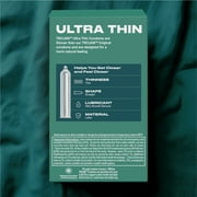 Trojan Ultra Thin Latex Lubricated Condoms for a More Natural Feeling, 36 Count