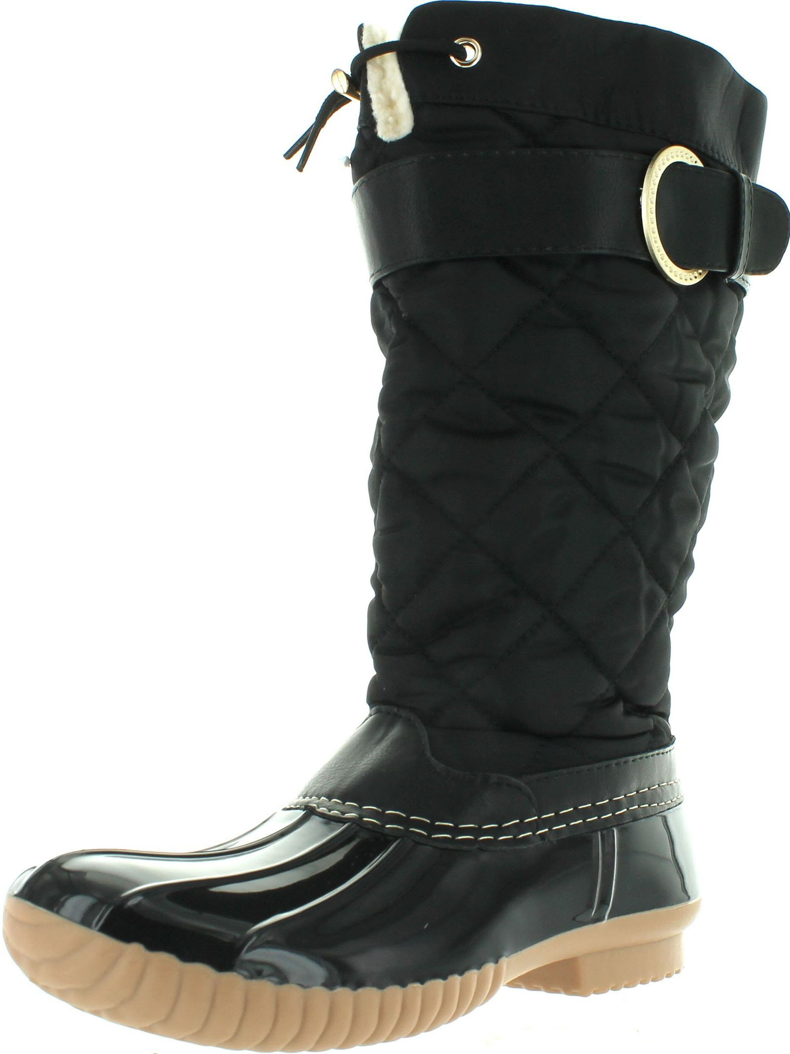 NyVip NY VIP Women's Tall Duck Boot Rain & Snow Boot with Sherpa