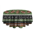 thumbnail image 5 of Colorful Football Field and Balls Pattern Round Tablecloth 60"x60",Wrinkle Wipeable Table Cloth for Kitchen Dining Room Picnic Patio Party, 5 of 6