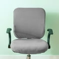 thumbnail image 6 of YWMJZEU Stretch Office Chair Covers Chair Seat Cover Chair Slipcover Chair Desk Chair Argent Grey, 6 of 8