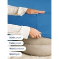thumbnail image 4 of Sábana bajera ajustable CGK Unlimited Extra Deep Cal King Royal Blue, 4 of 7
