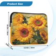 thumbnail image 3 of Iauyy（L)15.7 inch Laptop Sleeve,Shockproof Durable Computer Carrying laptop Bag，Slim Cover for 15.7-16 inch HP Dell Lenovo Asus Notebook,The Large Orange Flower, 3 of 7